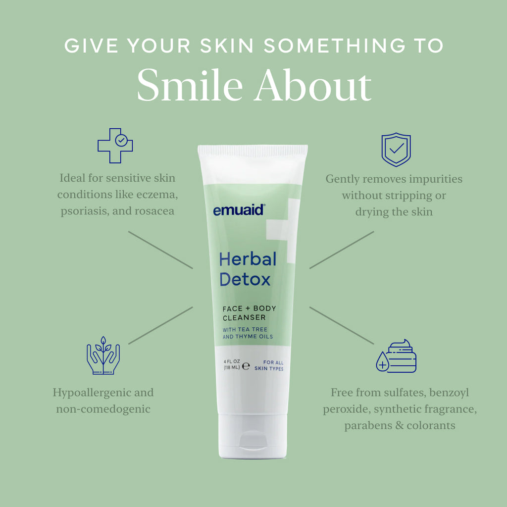 EMUAID Herbal Detox Limpiador Facial + Corporal 4oz EMUAID Herbal Detox Limpiador Facial + Corporal 4oz