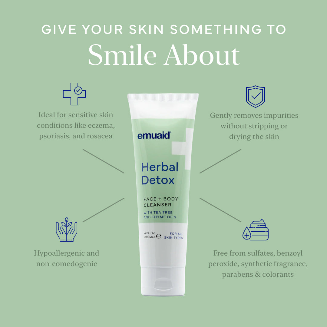 EMUAID Herbal Detox Limpiador Facial + Corporal 4oz