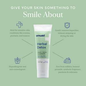 EMUAID Herbal Detox Limpiador Facial + Corporal 4oz