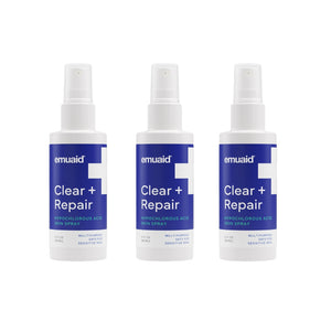 emuaid clear repair frascos spray ácido hipocloroso para la piel