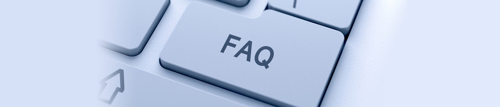 botón del teclado marcado faq
