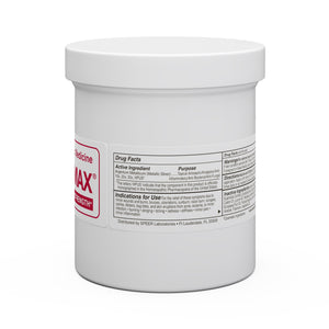 frasco de pomada antimicrobiana de plata