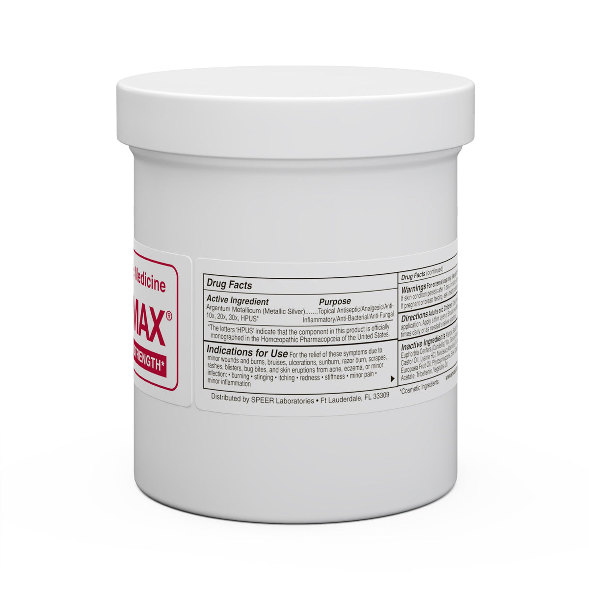 envase de crema blanca con etiqueta y datos sobre el medicamento