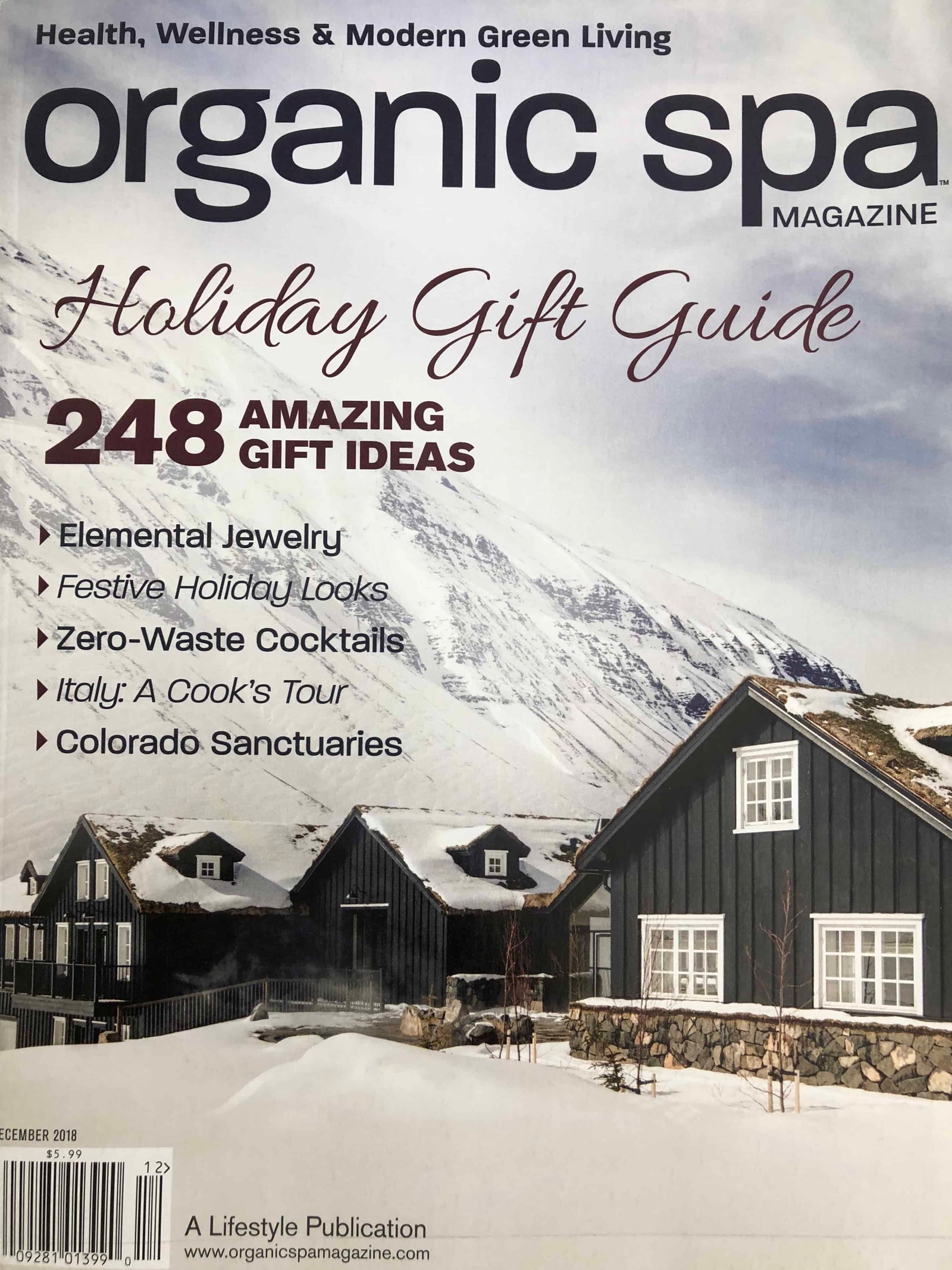 Esta es una imagen de una funda de vacaciones de Organic Spa.