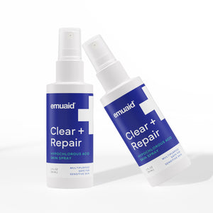 EMUAID® Clear + Repair - Spray para la piel con ácido hipocloroso