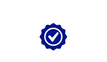 Icono del sello de la garrapata azul