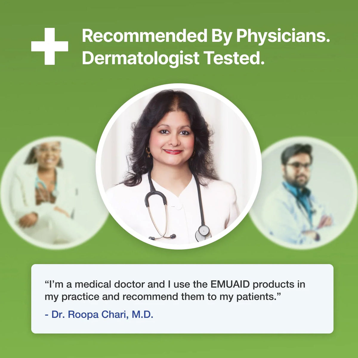 recomendado por médicos dermatólogos testado