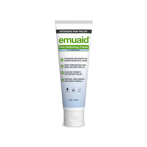 Esta es una imagen de la parte frontal de EMUAID® Pain Relieving Cream.