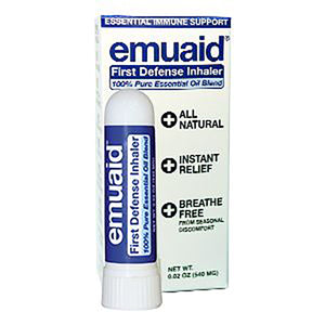 Esta es una imagen del EMUAID® First Defense Inhaler.